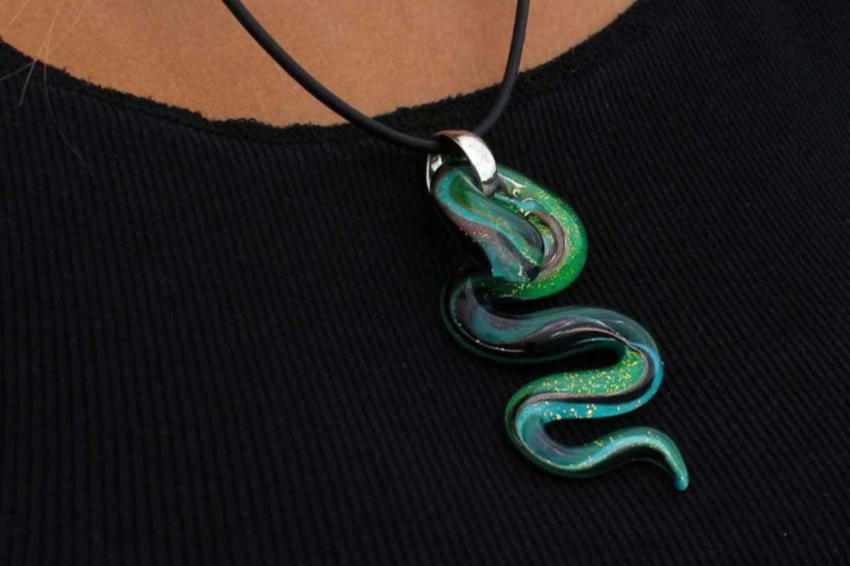 Murano glass pendant necklace
