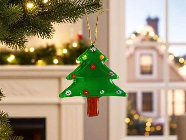 Millefiori Murano glass Christmas tree