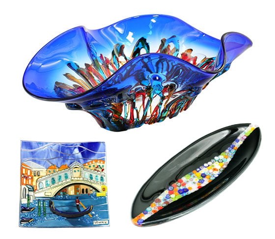 centrotavola vetro di murano