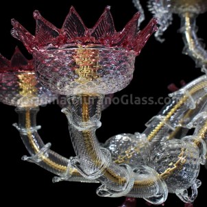 Venetian Chandelier Petalo - Rezzonico - Murano Glass