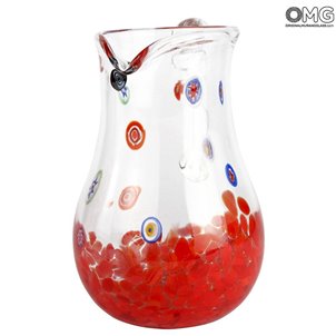 Pitcher Allegro - Stains - Original Murano Glass OMG