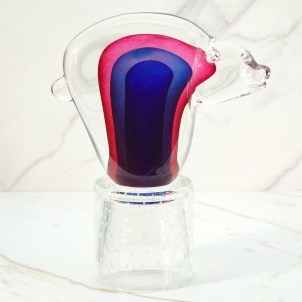 Orso Polare Scultura Sommersa - Original Murano glass