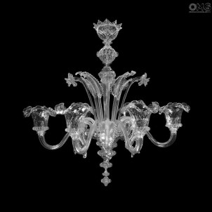 Venetian Chandelier Elegante - Crystal - Murano Glass