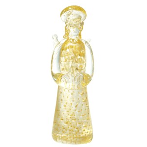 Angelo Con foglia Oro - Vetro di Murano Originale OMG