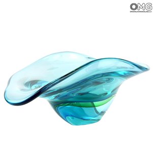 Gondola Centerpiece - Sommerso - Original Murano Glass