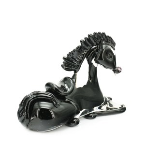 Cavallo a riposo - Vetro di Murano Originale OMG