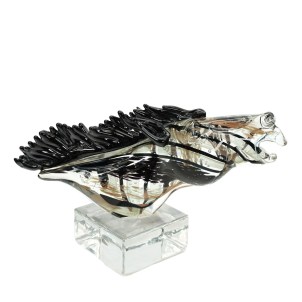 horse_mustang_black_avventurina_original_murano_glass_omg