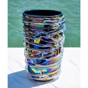 Iridescent Vase - Original Murano Glass OMG 