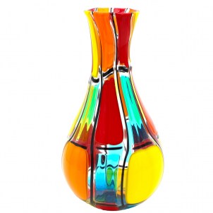Puzzle Vase - Multicolor - Original Murano Glass OMG