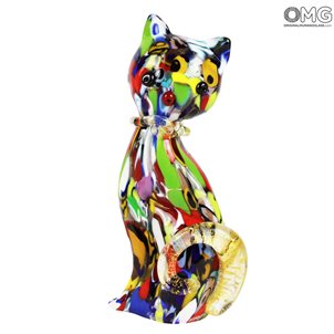 Cat Figurine - Orginal Murano Glass OMG