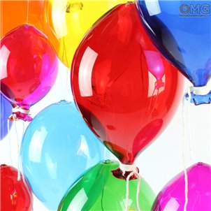 Glass Balloon Murano Original - to hang as decorations - Original Murano Glass OMG