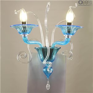 Applique Carnevale - Luxury - Murano Glass - 2 luci