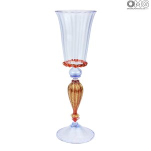 Venetian Goblet Venier - Glass blown - Original Murano Glass OMG