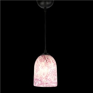 Hanging Lamp Millefiori - Pink - Original Murano