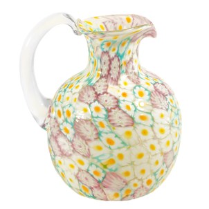 Millefiori Pitcher - Pink - Original Murano Glass OMG