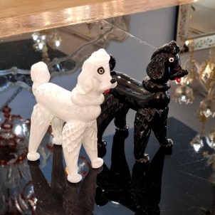 Barboncino bianco - Cane - Vetro di Murano Originale OMG