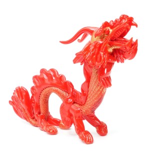 Drago Shenron - Oro - Vetro di Murano Originale OMG