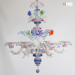 Chandelier Zainab - Rezzonico - Murano Glass - 6 lights