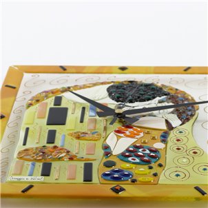 The Kiss - Klimt Tribute - Wall Clock