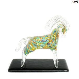 Cavallo di Troia - Vetro di Murano Originale OMG