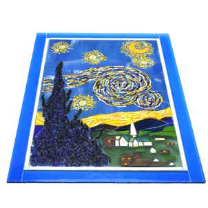 The Starry Night - Van Gogh canvas tribute -
