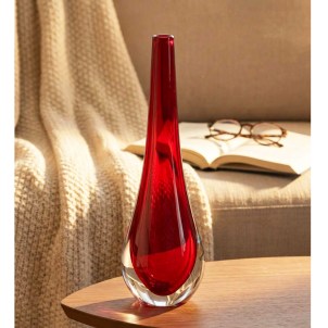 Vase Viper - Red - Sommerso - Original Murano Glass OMG