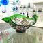 Drop Bowl Murrine -  Green Silver Glass