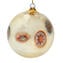 Palla di Natale - Ambra Murrine & Oro - Vetro di Murano Originale OMG