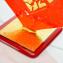 Heart Love - Red glass with pure gold - Original Murano Glass Omg