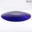 Plate Round Pure Gold 24 kt - original Murano Glass- Fruits holder