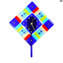 Timegoesby - Pendulum Watch - Wall Clock - Murano glass