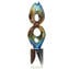 Sing - Abstract Sculpture in Chalcedony - Original Murano Glass OMG