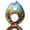 Sing - Abstract Sculpture in Chalcedony - Original Murano Glass OMG