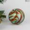 Palle di Natale - Spiral Fantasy Verdi - Murano glass xmas
