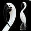 Ibis - Elegant Sculpture - Original Murano Glass OMG