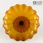 Orchid Cup - Amber - Original Murano Glass OMG