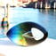Abyss - sculpture in chalcedony - Original Murano Glass OMG