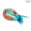 Papillon Vase - Light Blue - Original Murano Glass OMG