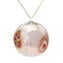 Christmas Ball - Purple Millefiori Fantasy - Murano Glass Xmas