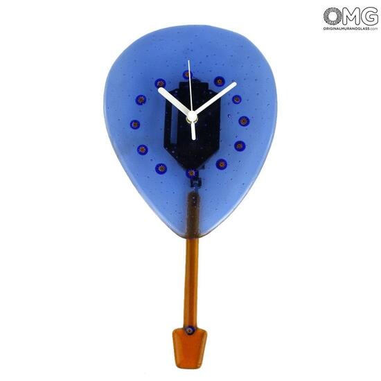 hot_hair_balloon_wall_clock_blue_murano_glass_1.jpg