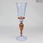 Venetian Goblet Venier - Glass blown - Original Murano Glass OMG