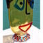 Musana Vase Light Brown - Tribute to Picasso - Original Murano Glass OMG