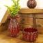 Fashion 60s Bowl Vase - Red Venetian Glass Murano OMG®