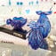 Fashion 60s Small Vase - Blue Venetian Glass Murano OMG®