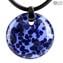Pendente - Blu e Nero - Vetro di Murano Original OMG