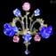 Wall Lamp Rosetto Firenze - Venetian Murano Glass - 2 lights