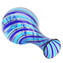 Vase Ampoule Blue Cannes- Original Glass Murano OMG