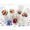 9 Palline di Natale - Multicolore - Vetro di Murano originale