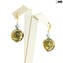 Orecchini Boma - Oro- Vetro di Murano Originale