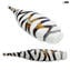 Multicolor Vase - Battuto - roots - Original Murano Glass